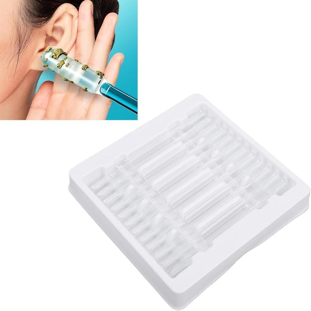 48pcs Flexible Soft Sticky Ear Cleaning Sticks Reusable Reusable Ear Cleaning Tools  For Travel