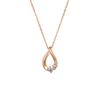 [Canal 4℃] Pink Gold Silver Necklace 152034121016