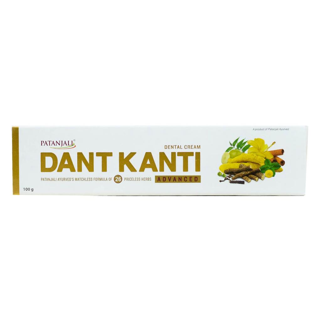 Дант Канти: Зубная паста на основе 26 трав (100 г), Зубная паста Dant Kanti Advanced Patanjali