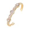 Full Hollow Opening New High-end Niche Versatile Jewelry Zircon Bracelet