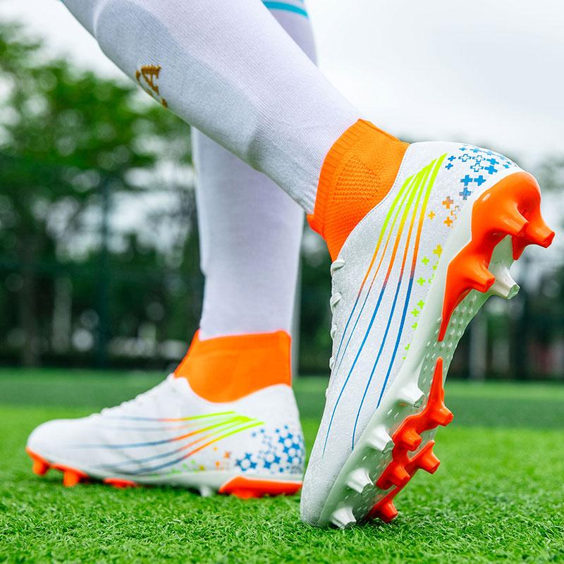 Мужские футбольные бутсы TF/FG, футбольные бутсы до щиколотки для мужчин, подростков, взрослых, бутсы для тренировок на траве, кроссовки 35-47