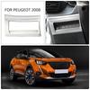 1 шт. Нержавеющая накладка на кнопку регулировки фар для Peugeot 2008 2019-2023 E2008 2020-2022 208 2020-2023 E208 2020-2023 LHD