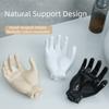 Portable Easy To Install Wall Mounted Storage Rack Creative Seamless Hand Shape Hook Sturdy Non-punching Hook Home