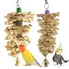 Домашние попугаи птицы натуральная трава плетеная каракатица кость каракатицы жевательная игрушка подвесная клетка качели лазательная подвеска принадлежности для птиц