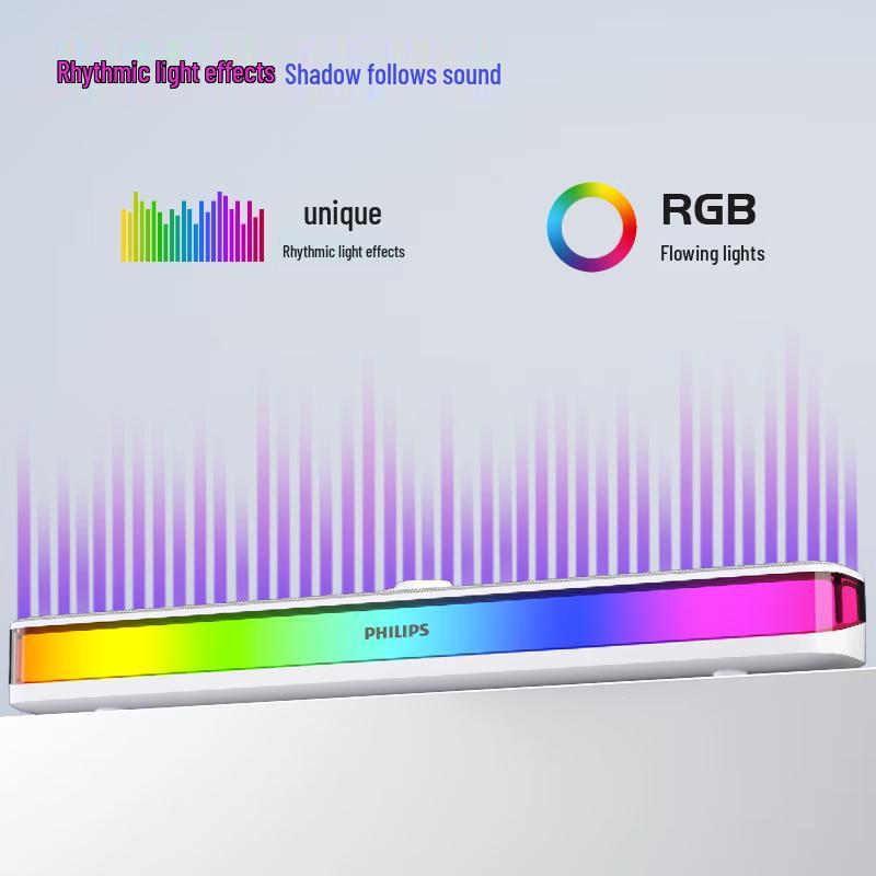 Philips SPA6119 Gaming Desktop Bluetooth Speaker with RGB Ambient Light