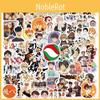 Unique 100pcs Japanese Anime Haikyuu!! Graffiti Stickers Perfect For Laptops And Suitcases