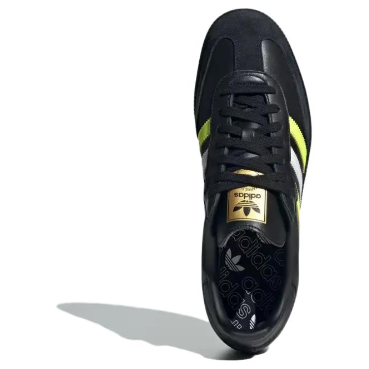 Adidas Samba OG Black Solar Yellow Unisex Sneakers Core-Black Matte-Gold ID1380