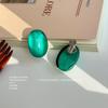 Разноцветные серьги с жемчужным блеском в японско-корейском дизайне: Милые, Персонализированные, Свежие и Шикарные Серьги-гвоздики для Женщин.