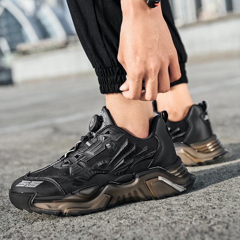 2024 новая большая размерная повседневная мужская обувь универсальная спортивная обувь повседневный тренд меха папины кроссовки мужская обувь Цзиньцзян