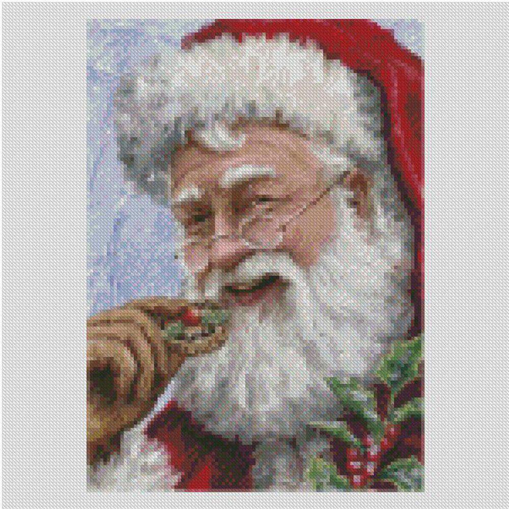 Полный круглый алмаз картина вышивка крестом Санта-Клаус любезно DIY 5D Моасик домашний декор