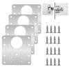 Thickened Cabinet Door Hinge Installation Plate Cupboard Door Hinge Mounting Plate  Household Tools