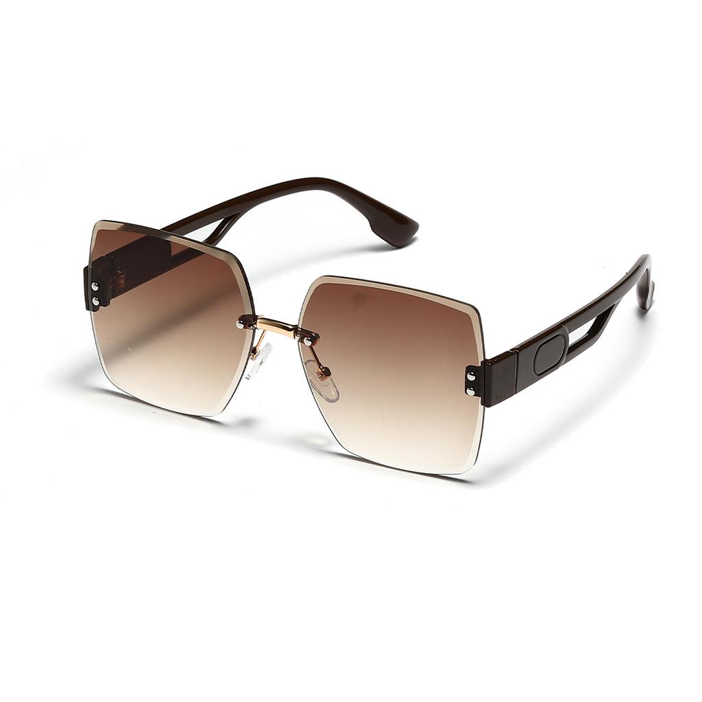 Большие очки в оправе ретро-солнцезащитные очки мужские квадратные с бриллиантовой отделкой солнцезащитные очки женские Feeling