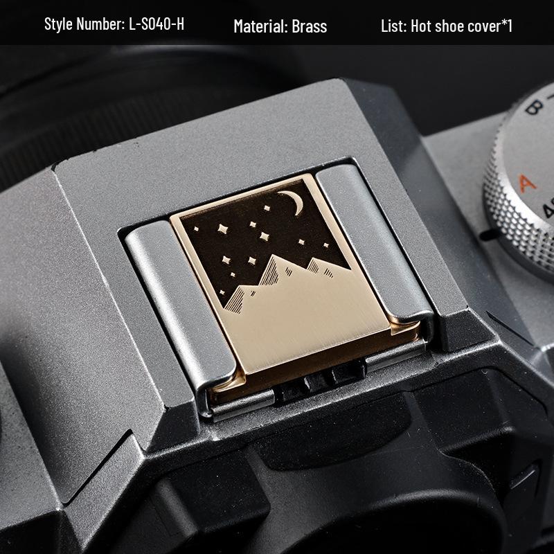 Hot Shoe Cover & Shutter Button Cap for Fujifilm XT50, X100VI, XT30 II, XM5, Nikon ZF Cameras