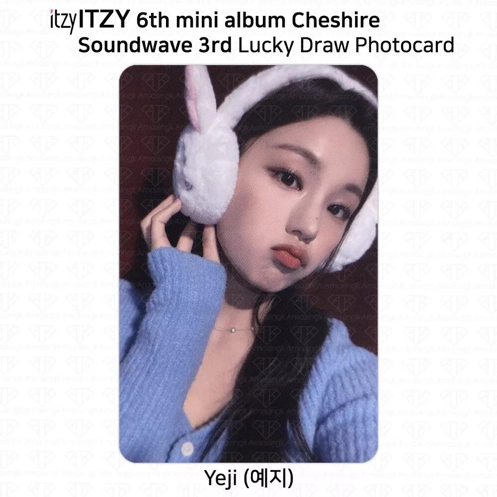 ITZY 6-й мини-альбом Cheshire Soundwave, 3-я лотерея с фотокарточкой, версия.