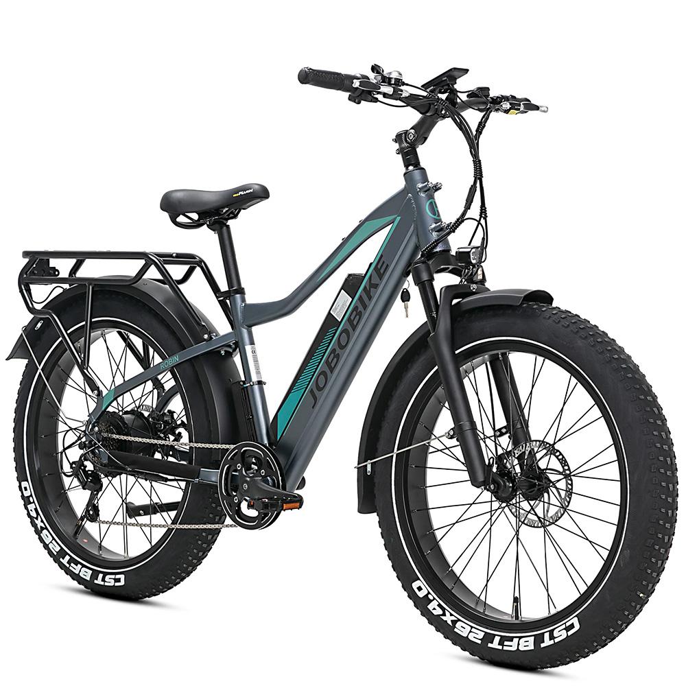 Electric Bicycle All Terrain Jobobike 26" 250W Motor City Ebike 48V 13AH 7 Speed Top Speed 25Km/h Robin