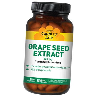 Экстракт виноградных косточек в капсулах, Grape Seed Extract 100, 50вегкапс (71124008)