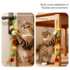 Realistic Tomato Persimmon Cat Teaser Wand With Bell Catnip Toy Interactive Self Amuse Boredom Relief Pet Supplies For Cats And Kittens