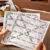 Коричневая английская пергаментная бумага для выпечки и упаковки продуктов