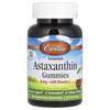 Fermented Astaxanthin Gummies with Vitamin C, Natural Cherry, 8mg, 46 Vegetable Gummies (4mg Per Gummy)