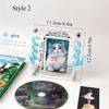 Прозрачная фоторамка для CD с фото айдола Акриловая подставка для фотоальбома Защитный альбом для фотографий Держатель для постеров Чехол для хранения CD