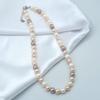 Women's Necklace 8mm Colored Shell Pearl Necklace Round Ocean Mother of Pearl Necklace Highlight Short Necklace
