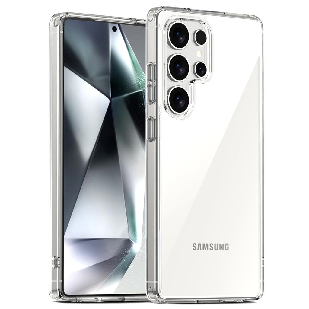 For Samsung Galaxy S24 Ultra Case PC+TPU Clear Anti Drop Phone Back Cover