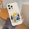 Модный Чехол для Телефона в Стиле Кемпинга Для iPhone 13 12 17 16 15 14 11 Pro Max Для iPhone 15 16 14 7 8 Plus XS XR X Ударопрочный Силиконовый Чехол