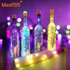 Wine Bottle Lights With Cork LED String Light Copper Wire Fairy Garland Lights Christmas Holiday Party Wedding Decoration