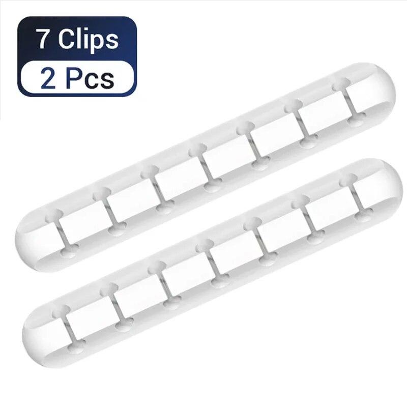 2 шт. органайзер для кабеля, держатель для проводов, гибкий USB-кабель, аккуратные силиконовые зажимы для мыши, клавиатуры, защиты наушников