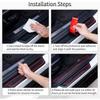 Car Door Threshold Protection, 4PCS Door Edge Step Dust Shield Cover, Car/SUV Universal Rubber Scratch Resistant Exterior Accessories