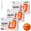 Мяч для гольфа Honma Golf D1 Ball 2024 года, модель BT2401, оранжевый, 3 дюжины, 36 мячей, дальность полета, оригинальные деревянные ти