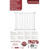 Safety barrier WEBABY NONO White 72-108 cm
