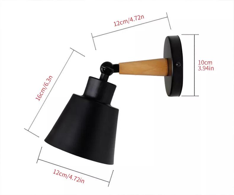 Скандинавский Современный Настенный Светильник Макарон - Спальня, Ресторан, Коридор, Лестница и Гостиная E27 Ночник.