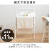 IRIS OHYAMA Resin Clothes Dryer, Easy-to-Assemble, Compact, and Requires the Space of a Single Newspaper, White, STMX-700