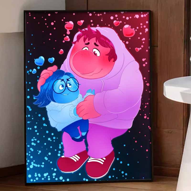 Disney 5D алмазная живопись, полная бриллиантов, сделай сам, алмазная вышивка, декоративная картина, украшения для гостиной, Радостное объятие