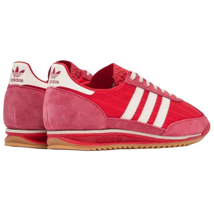 adidas SL72 OG Better Scarlet Pinstripe Женские кроссовки Красный Кремово-белый Резина JQ8315