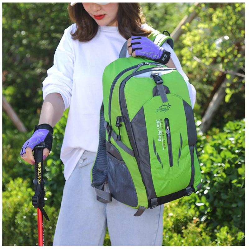 40L Large Capacity Ultralight Hiking Bag Outdoor Waterproof Casual Travel Multi-functional Sports Backpack