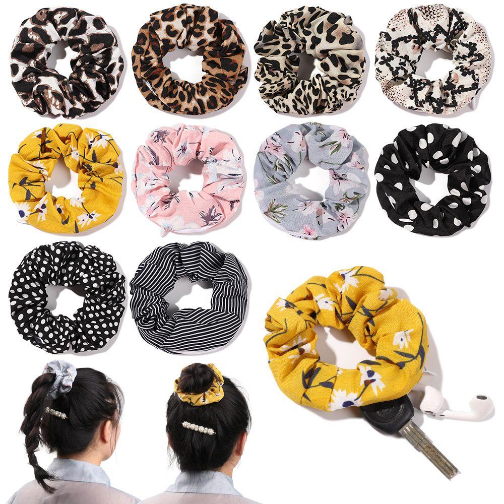 Аксессуары для волос Резинки для волос Головные уборы с леопардовым принтом Эластичные резинки для волос Повязка на толстую кишку
