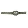 Men's Camouflage Digital Chronograph Watch with Waterproof ABS Case for Outdoor Use (Green)