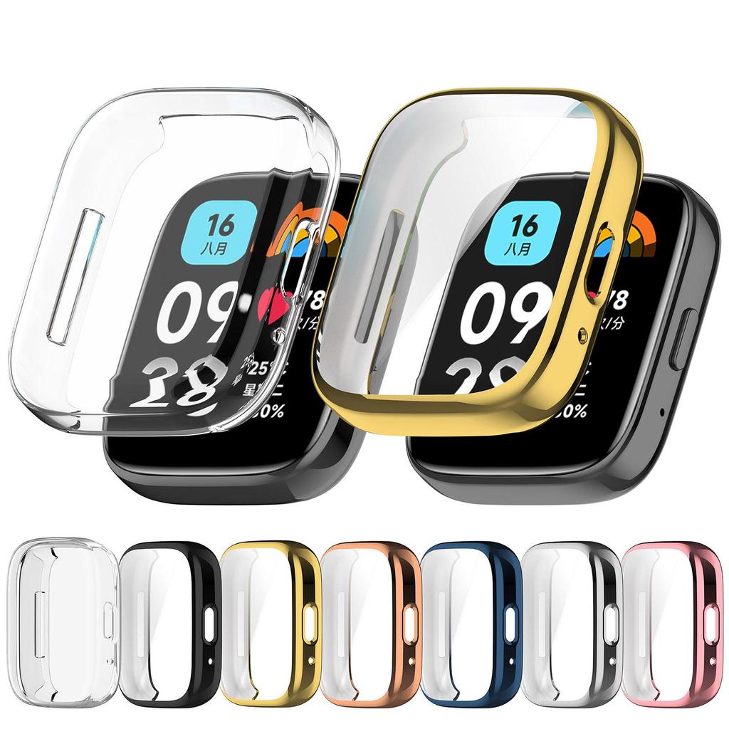 TPU Protective Case For Xiaomi Redmi Watch 3 Active/Lite Full Screen Protector Shell Cover Accessories
