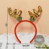 Children's Christmas Headband & Hair Clip Set: Santa, Snowman, Antlers - Festive Holiday Party Accessory