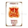 Current 93 Thunder Perfect Mind Louis Wain Cat Psychedelic Neofolk Metal Sign Create Living Room Kitchen Design Tin Sign Poster
