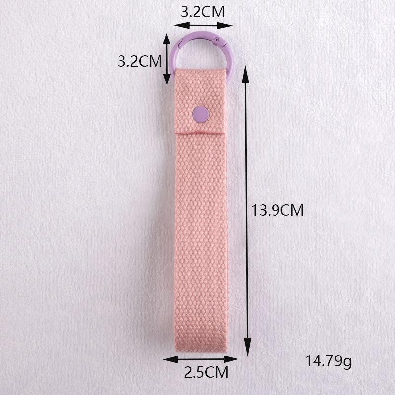 New Fashion Cotton Keychain Lanyard Car Keys Canvas Strap Keyring Schoolbag Backpack Pendent Key Chain Wrist Straps