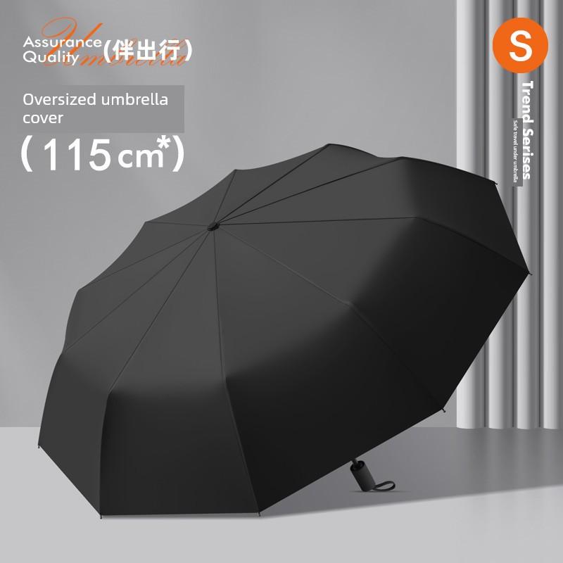 Sun Umbrella Oversized plus Size Double Storm-Resistant Umbrella Windproof Student Anti-Sunburn Foldable Rain Or Shine Dual-Use Umbrella Men and Women