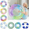 Starry Sky Swimming Ring Internet Celebrity Sequin Mermaid Swimming Ring Thickened Children's Lifebuoy Floating Ring Swimming Ring