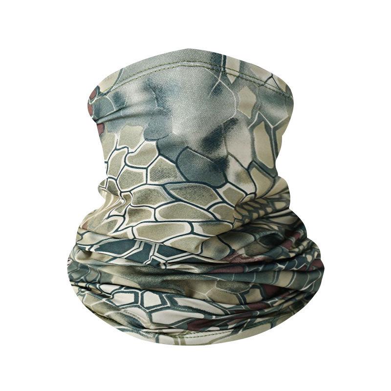 Summer Ice Silk Sunscreen Neck Gaiter: Breathable, Quick-Drying, Multifunctional Headscarf and Cycling Face Mask for Sun Protection