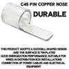 100 PCS Not Easily Oxidized C45 Pin Terminal Clamp Firmly Lug Insert Crimp Terminal  Lighting System