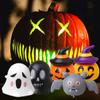ABS Pumpkin Car Toy Cute Halloween Pull Back Toy Car Educational Ghost Inertia Toy  Boys