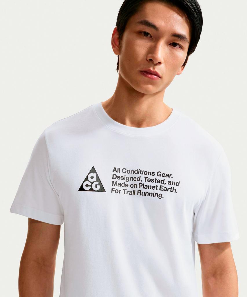 NIKE Acg Dri-Fit Trail Running T-Shirt M - Summit White / Io9630-121