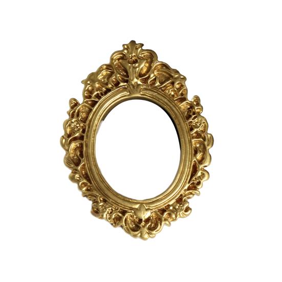 Барокко Мини Рамка для Фото Ретро Маленькая Рамка для Фото Винтаж Крошечная Рамка для Фото Аксессуары для DIY Украшений Чехлов для Телефонов Магнитов на Холодильник Поделки